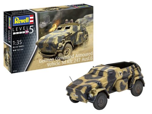 Revell German Command Armoured Vehicle Sd.Kfz.247 Ausf.B 1:35 makett harcjármű (03335)