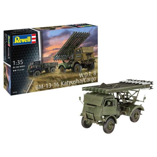 Revell BM-13-16 on W.O.T. 8 chassis 1:35 makett harcjármű (03338)