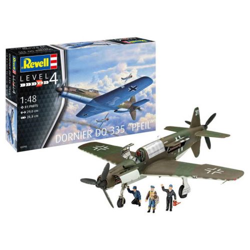 Revell Dornier Do 335 Pfeil Revell 1:48 makett repülő (03795)