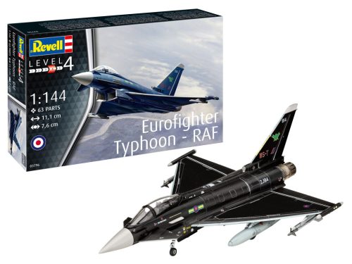 Revell Eurofighter Typhoon - RAF 1:144 makett repülő (03796)