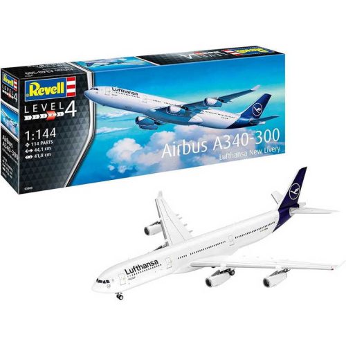 Revell A340-300 Lufthansa New Livery 1:144 (03803)