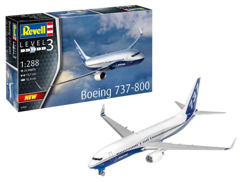 Revell Boeing 737-800 1:288 makett repülő (03809)