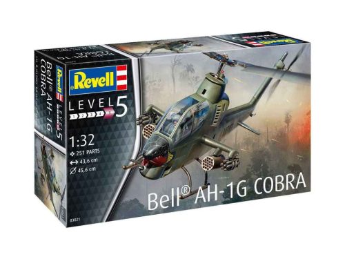 Revell AH1G Cobra 1:32  helikopter makett (03821)