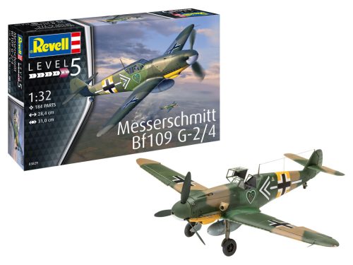 Revell Messerschmitt Bf109G-2/4  1:32 makett repülő (03829)