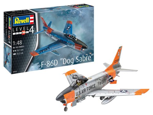 Revell F-86D Dog Sabre 1:48 makett repülő (03832)