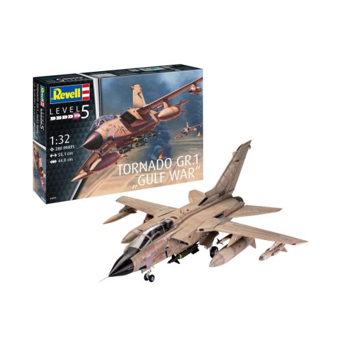 Revell Tornado GR Mk. 1 RAF Gulf War makett  1:32 makett repülő (03892)