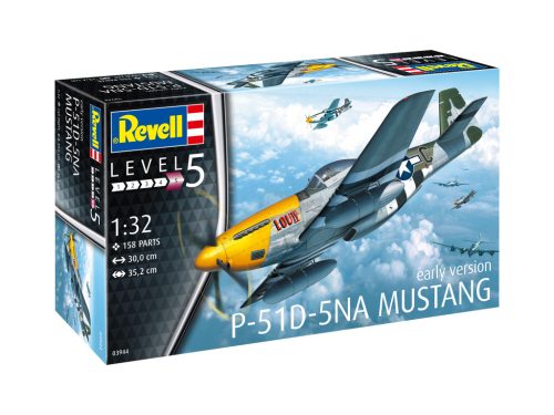 Revell P-51D Mustang makett  1:32 makett repülő (03944)