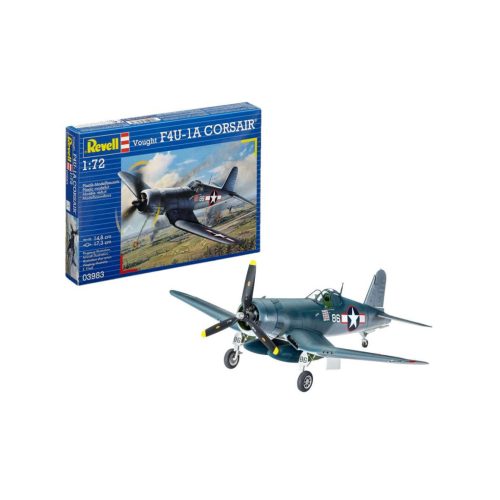 Revell Vought F4U-1D Corsair  1:72 makett repülő (03983)