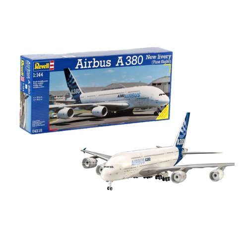 Revell Airbus A380 New livery 1:144 makett repülő (04218)