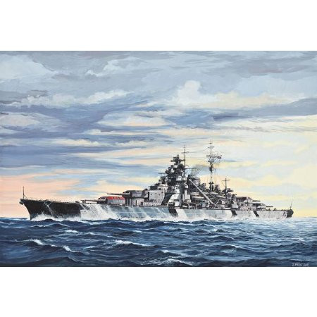 Revell Battleship Bismarck  1:700 makett hajó (05098)