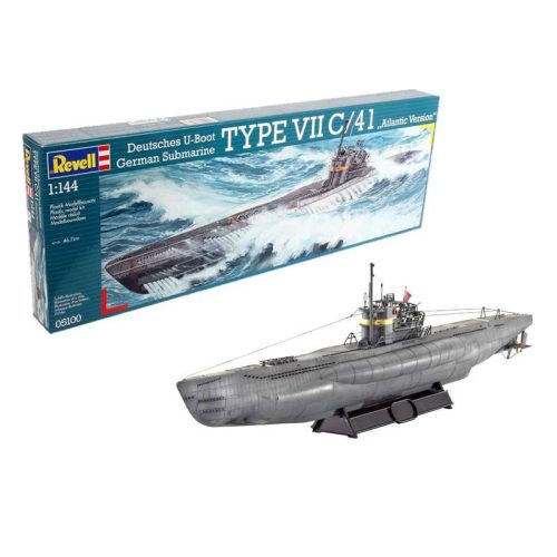 Revell U-Boot TYPE VII C/41 Atlantic Version  1:144 makett tengeralattjáró (05100)