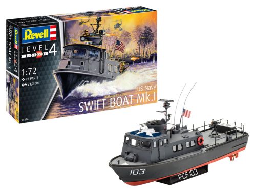 Revell US Navy SWIFT BOAT Mk.I  1:72 makett hajó (05176)