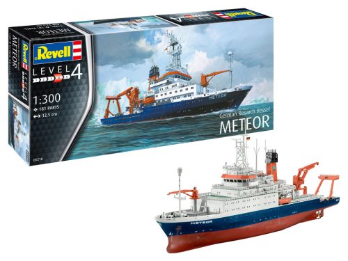 Revell German Research Vessel Meteor  1:300 makett hajó (05218)