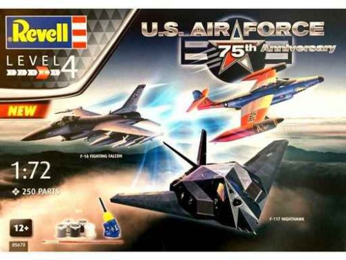 Revell US Air Force 75th Anniversary 1:72 makett repülő (05670)