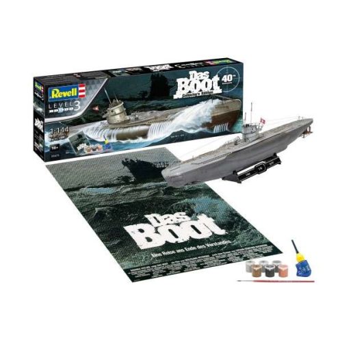 Revell Gift Set Movie Set DAS BOOT 1:144 makett készlet (05675)