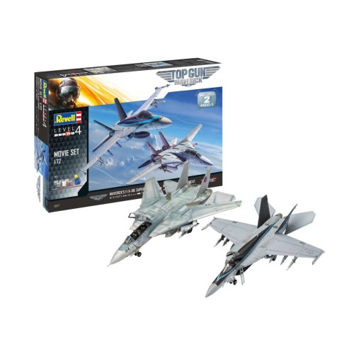 Revell Gift Set Top Gun 2 Movie Set 1:72 makett készlet festékkel, ragasztóval (05677)