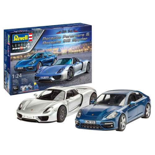 Revell Gift Set Porsche Set 1:24 makett készlet festékkel, ragasztóval (05681)