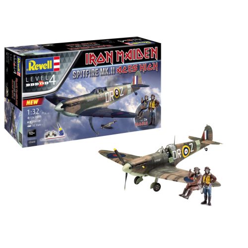 Revell Gift Set Spitfire Mk.V Iron Maiden 1:32 makett készlet festékkel, ragasztóval (05688)