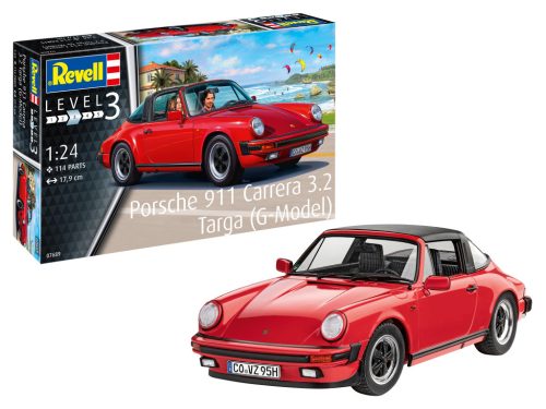 Revell Porsche 911 G Model Targa  1:24 makett autó (07689)