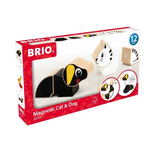 Brio 30269 Mágnses kutya és cica