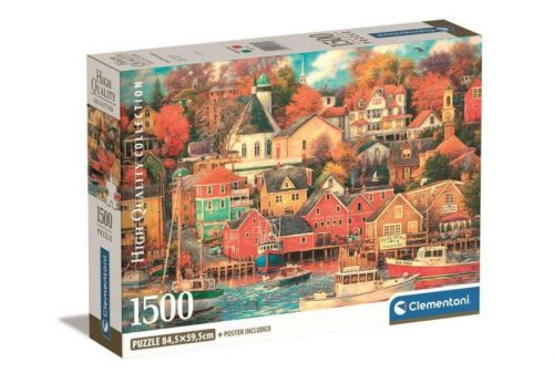 Clementoni 1500 db-os puzzle - Kikötőváros (31713)