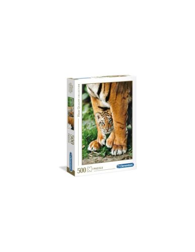 Bengáli Tigris az anya lábánál - 500 db-os puzzle (35046) - Clementoni