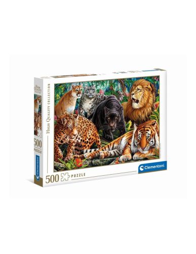 Vadmacskák - 500 db-os puzzle (35126) - Clementoni