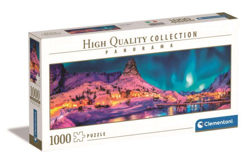 Clementoni 1000 db-os panoráma puzzle - Színpompás éjszaka  (39747)