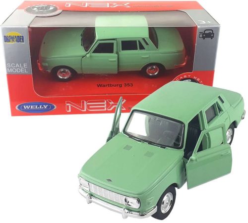 Welly Wartburg 353 (zöld) 1/34-1/39 (43793g)