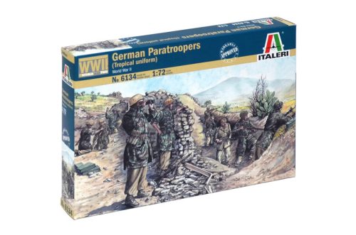 Italeri - German Paratr. - tropical unif. (WWII) 1:72 (6134s)