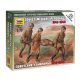 Zvezda Soviet Medical Personnel /1941-42/  makett figura 1:72 (6152)