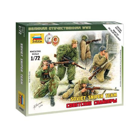 Zvezda Soviet Snipers  makett figura 1:72 (6193)