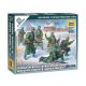 Zvezda German Infantry /Winter uniform/  makett figura 1:72 (6198)