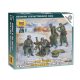 Zvezda German 80 mm Mortar w/Crew  makett figura 1:72 (6209)