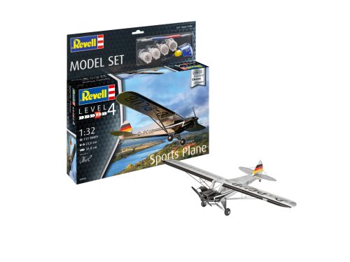 Revell Builders Choice Sports Plane 1:32 makett készlet festékkel, ragasztóval (63835)