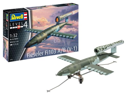 Revell Fieseler Fi103 V-1 1:32 makett készlet festékkel, ragasztóval (63861)