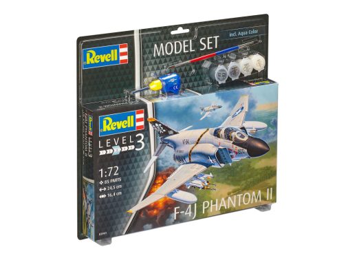 Revell F-4J Phantom II 1:72 makett készlet festékkel, ragasztóval (63941)