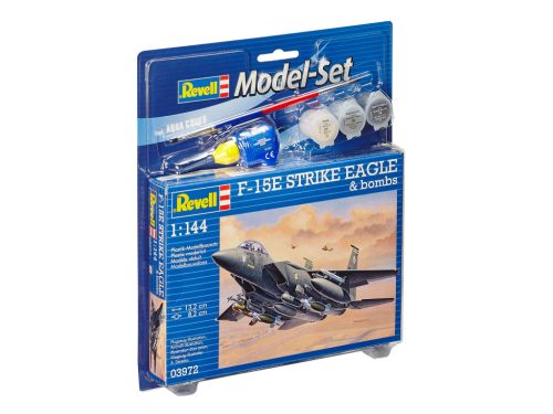 Revell F-15E STRIKE EAGLE  bombs makett 1:144 makett készlet festékkel, ragasztóval (63972)