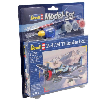 Revell P-47 M Thunderbolt 1:72 makett készlet festékkel, ragasztóval (63984)