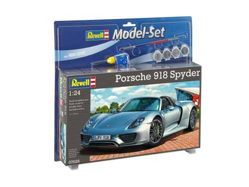 Revell Porsche 918 Spyder makett 1:24 makett készlet festékkel, ragasztóval (67026)