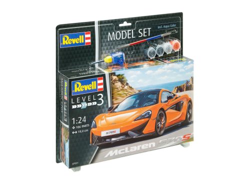 Revell McLaren 570S 1:24 makett készlet festékkel, ragasztóval (67051)