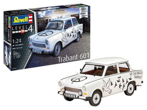 Revell Trabant 601S Builder's Choice 1:24 makett készlet festékkel, ragasztóval (67713 R)