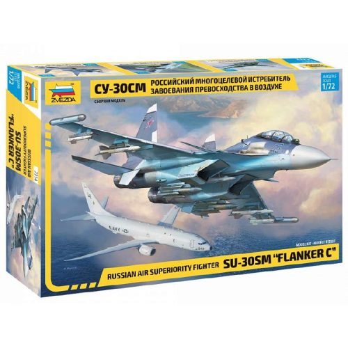 Zvezda Sukhoi SU-30 SM  1:72 makett repülő (7314)