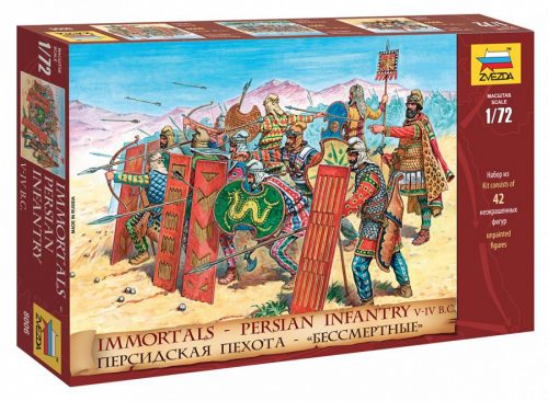 Zvezda - Persian Infantry Imortals (i.e. V-IV. sz.) 1:72 makett figura (8006)