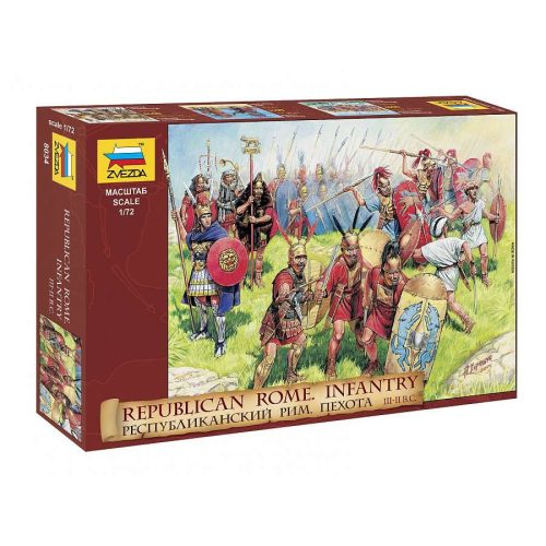 Zvezda Roman Republican Infantry  makett figura 1:72 (8034)