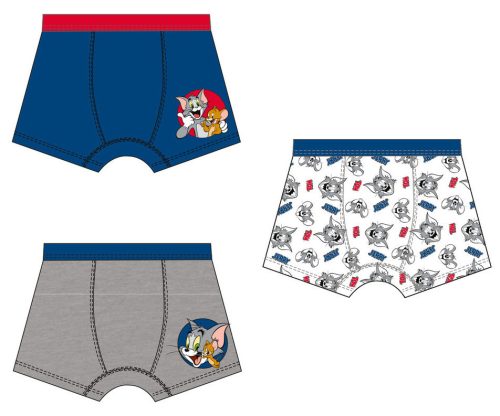 Tom és Jerry gyerek boxeralsó 3 darab/csomag 122/128 cm