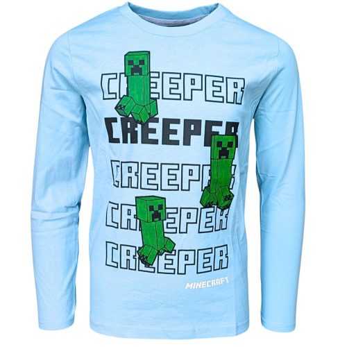 Minecraft Creeper gyerek hosszú ujjú póló, felső 8 év