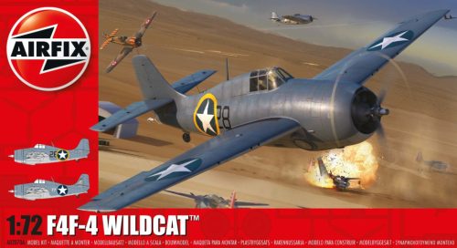 Airfix Grumman F4F-4 Wildcat 1:72 makett repülő (A02070A)