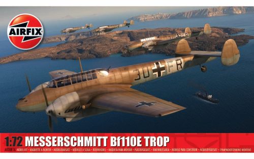 Airfix - Messerschmitt Bf110E/E-2 TROP 1:72 makett repülő (A03081A)