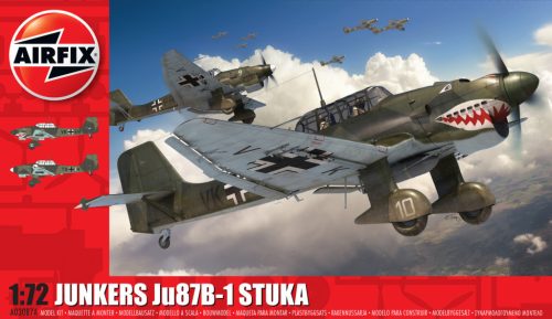 Airfix Junkers Ju87 B-1 Stuka 1:72 makett repülő (A03087A)